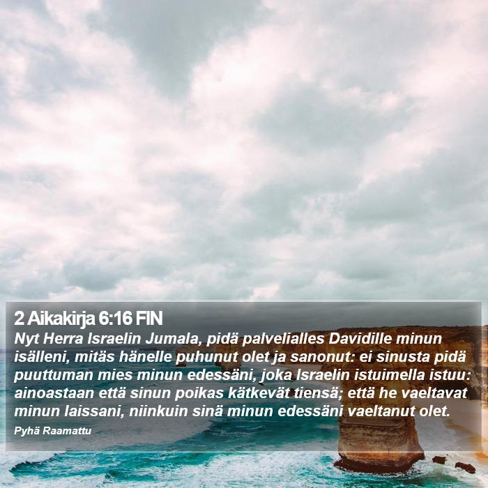 2 Aikakirja 6:16 FIN Bible Study