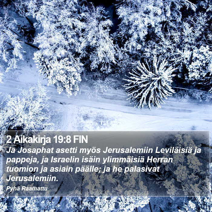 2 Aikakirja 19:8 FIN Bible Study