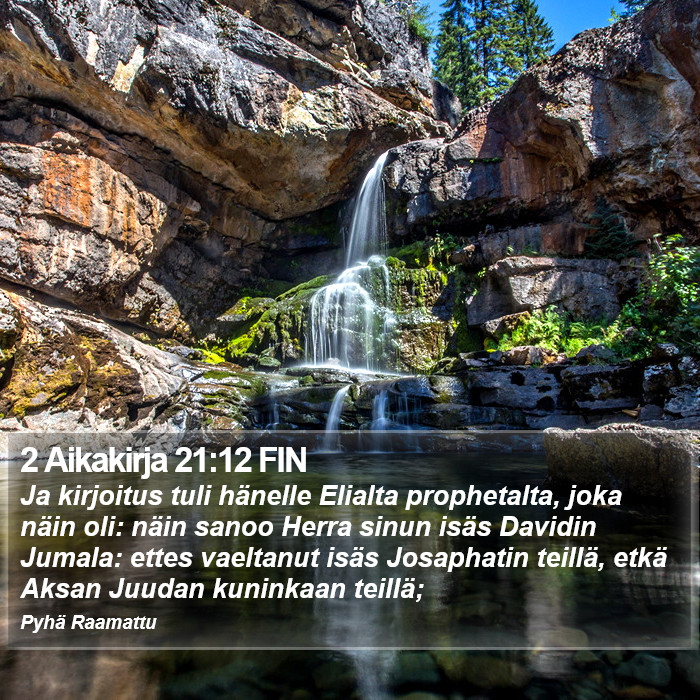 2 Aikakirja 21:12 FIN Bible Study