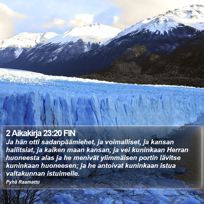 2 Aikakirja 23:20 FIN Bible Study