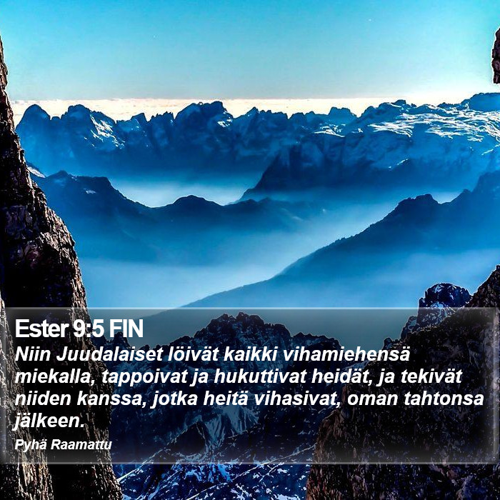 Ester 9:5 FIN Bible Study
