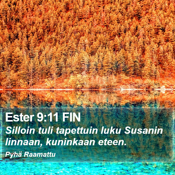Ester 9:11 FIN Bible Study