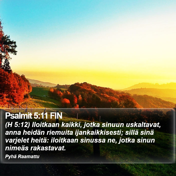 Psalmit 5:11 FIN Bible Study