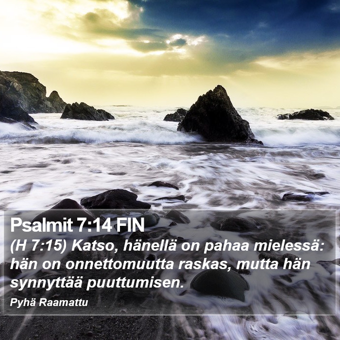 Psalmit 7:14 FIN Bible Study