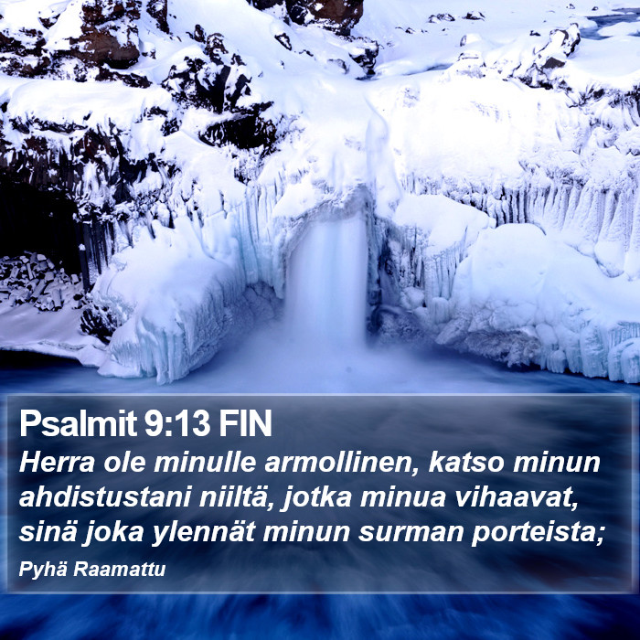 Psalmit 9:13 FIN Bible Study