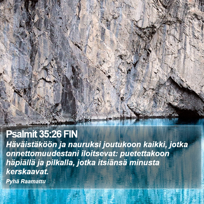 Psalmit 35:26 FIN Bible Study