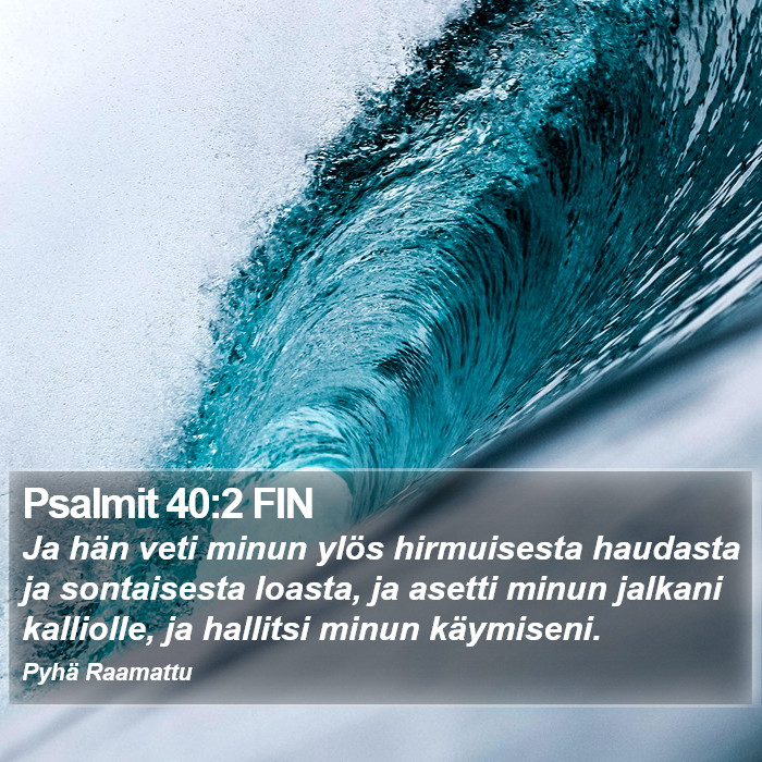 Psalmit 40:2 FIN Bible Study