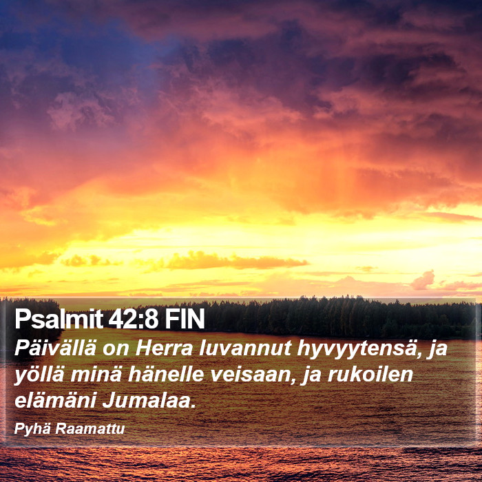 Psalmit 42:8 FIN Bible Study