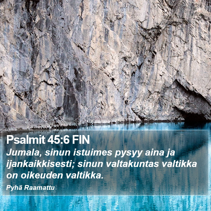 Psalmit 45:6 FIN Bible Study