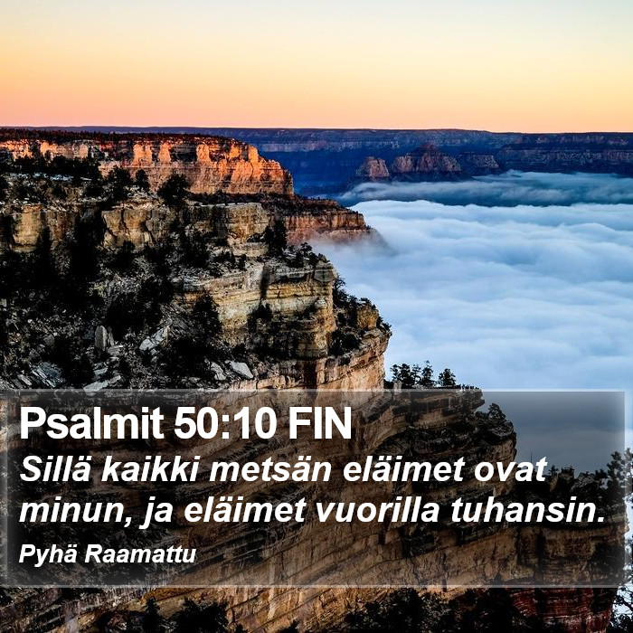 Psalmit 50:10 FIN Bible Study