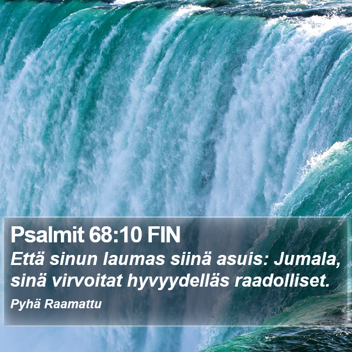 Psalmit 68:10 FIN Bible Study
