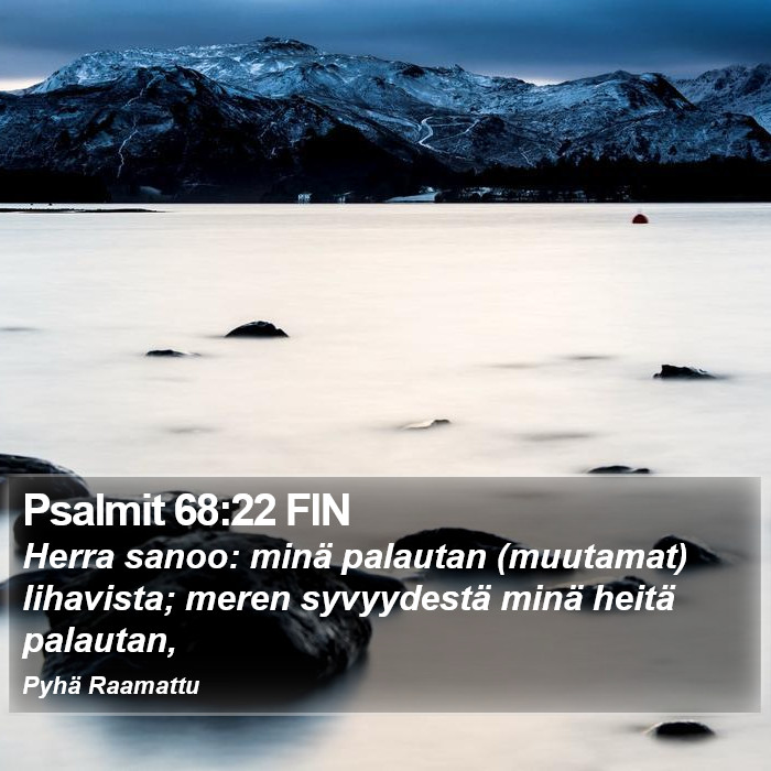 Psalmit 68:22 FIN Bible Study