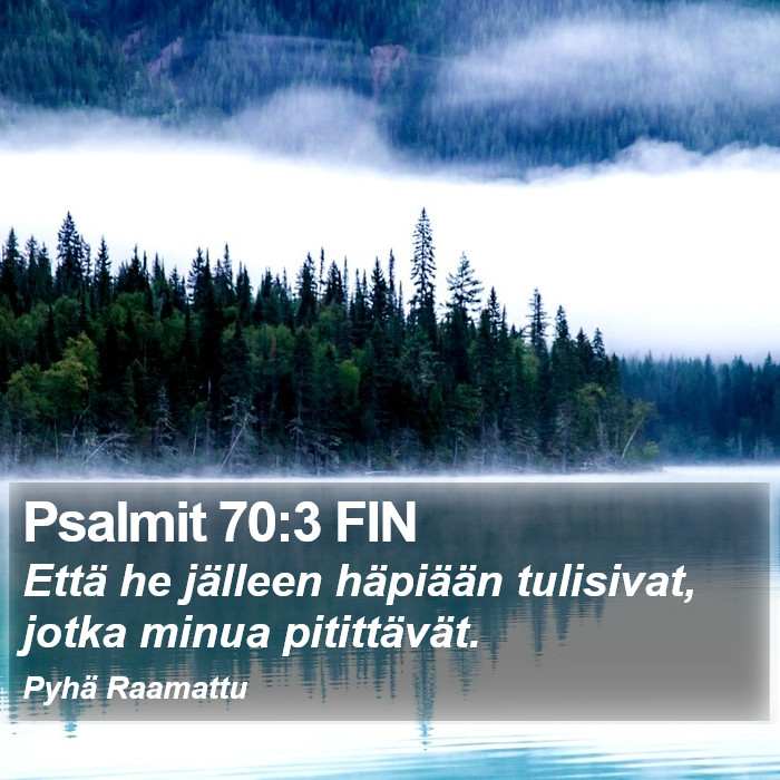 Psalmit 70:3 FIN Bible Study