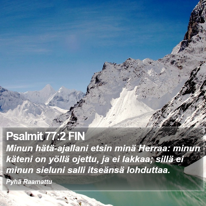 Psalmit 77:2 FIN Bible Study