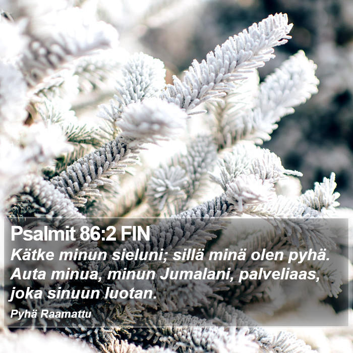 Psalmit 86:2 FIN Bible Study