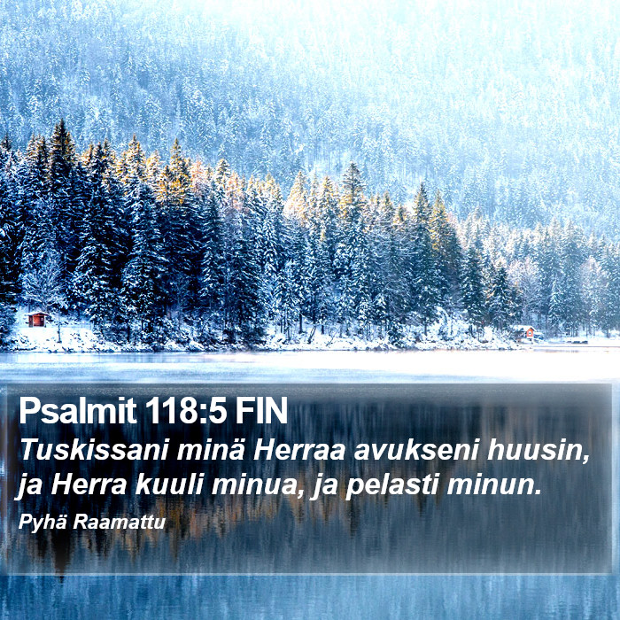 Psalmit 118:5 FIN Bible Study