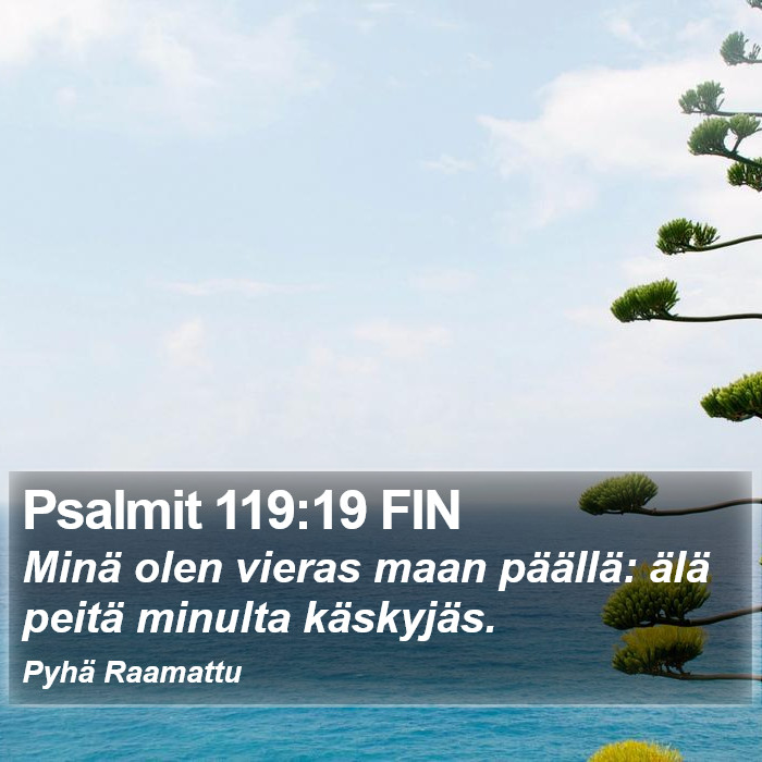 Psalmit 119:19 FIN Bible Study
