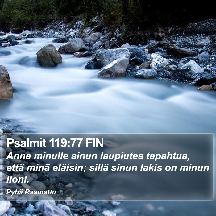 Psalmit 119:77 FIN Bible Study