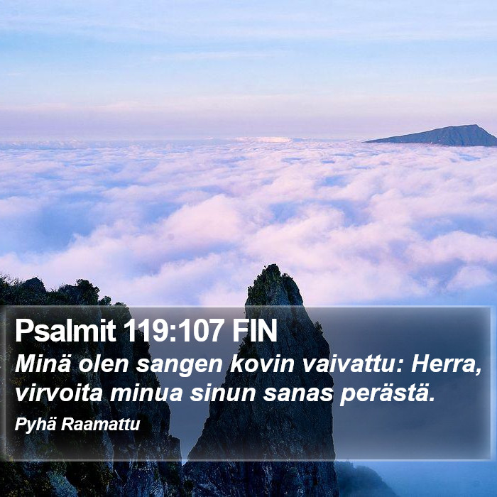 Psalmit 119:107 FIN Bible Study