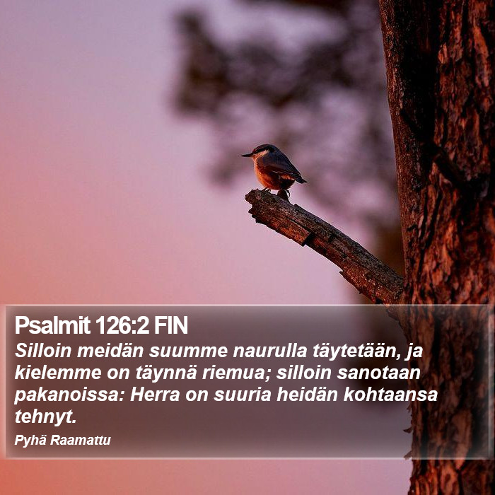 Psalmit 126:2 FIN Bible Study