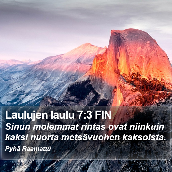 Laulujen laulu 7:3 FIN Bible Study