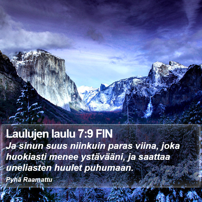 Laulujen laulu 7:9 FIN Bible Study