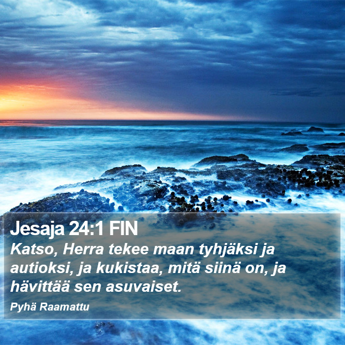 Jesaja 24:1 FIN Bible Study