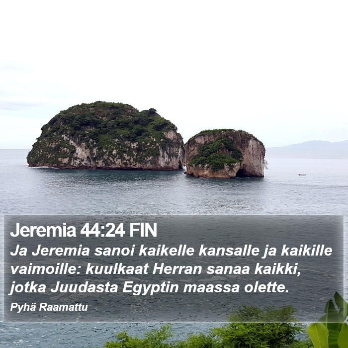 Jeremia 44:24 FIN Bible Study