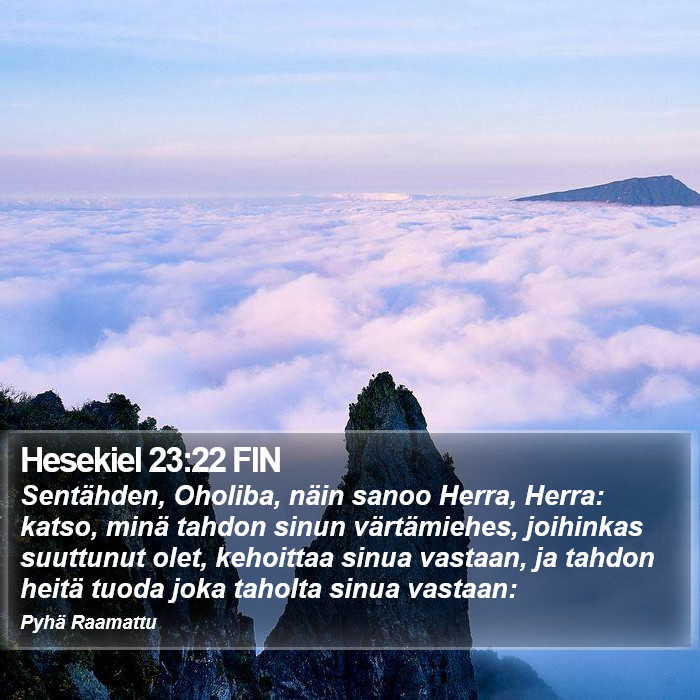 Hesekiel 23:22 FIN Bible Study