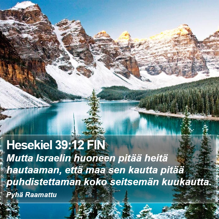 Hesekiel 39:12 FIN Bible Study