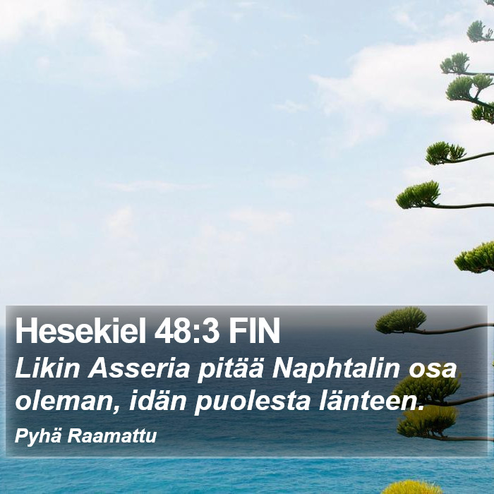 Hesekiel 48:3 FIN Bible Study