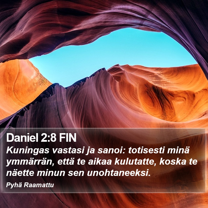 Daniel 2:8 FIN Bible Study
