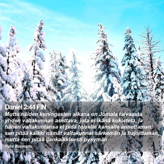 Daniel 2:44 FIN Bible Study