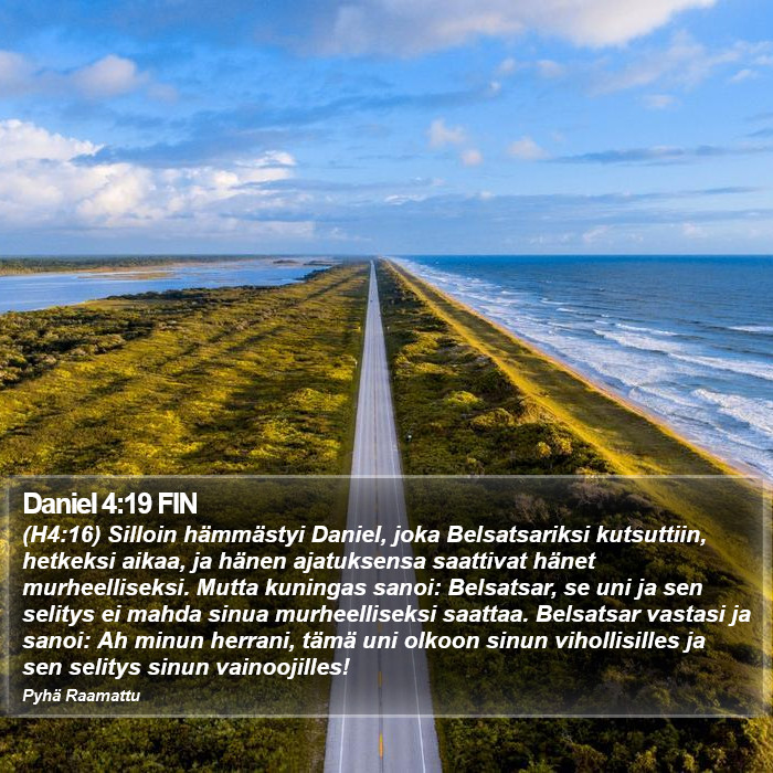 Daniel 4:19 FIN Bible Study