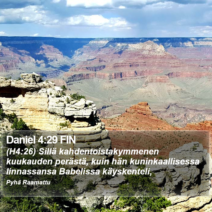 Daniel 4:29 FIN Bible Study
