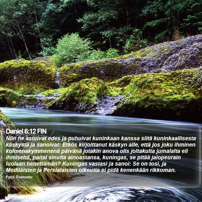 Daniel 6:12 FIN Bible Study