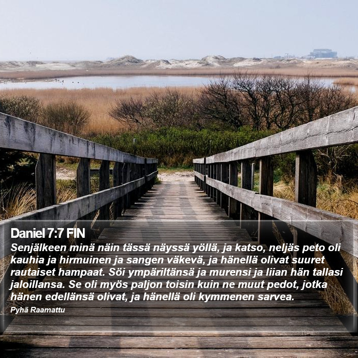 Daniel 7:7 FIN Bible Study