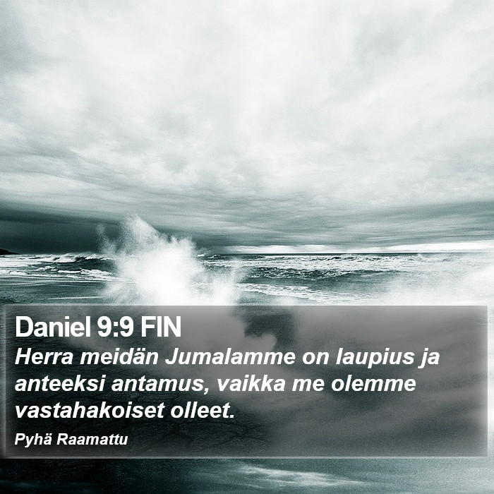 Daniel 9:9 FIN Bible Study
