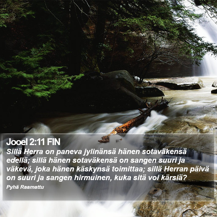 Jooel 2:11 FIN Bible Study