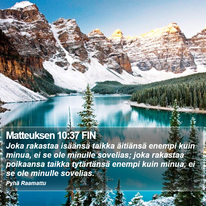 Matteuksen 10:37 FIN Bible Study