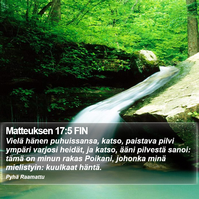 Matteuksen 17:5 FIN Bible Study