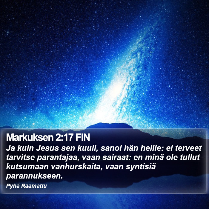 Markuksen 2:17 FIN Bible Study