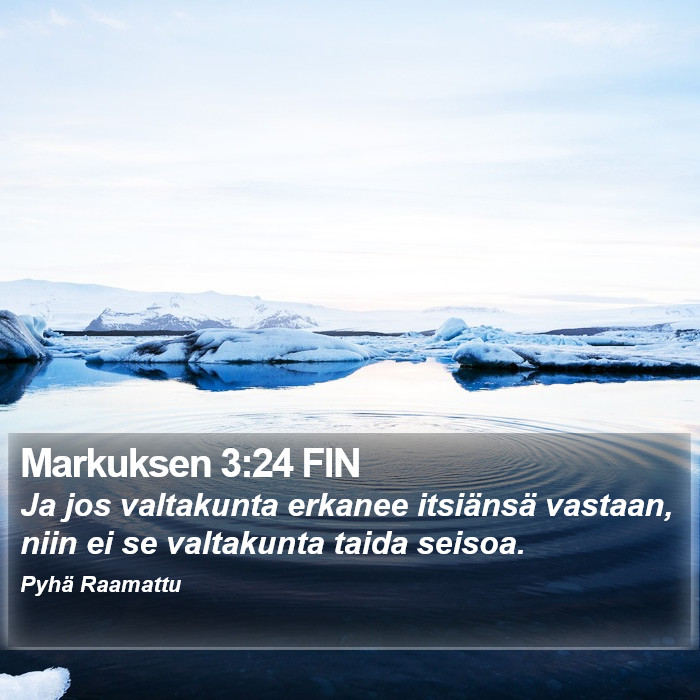 Markuksen 3:24 FIN Bible Study