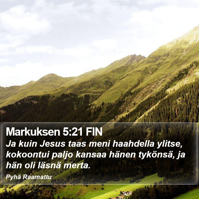 Markuksen 5:21 FIN Bible Study