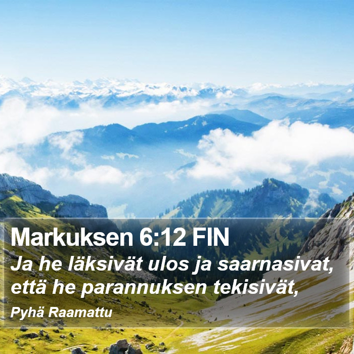 Markuksen 6:12 FIN Bible Study