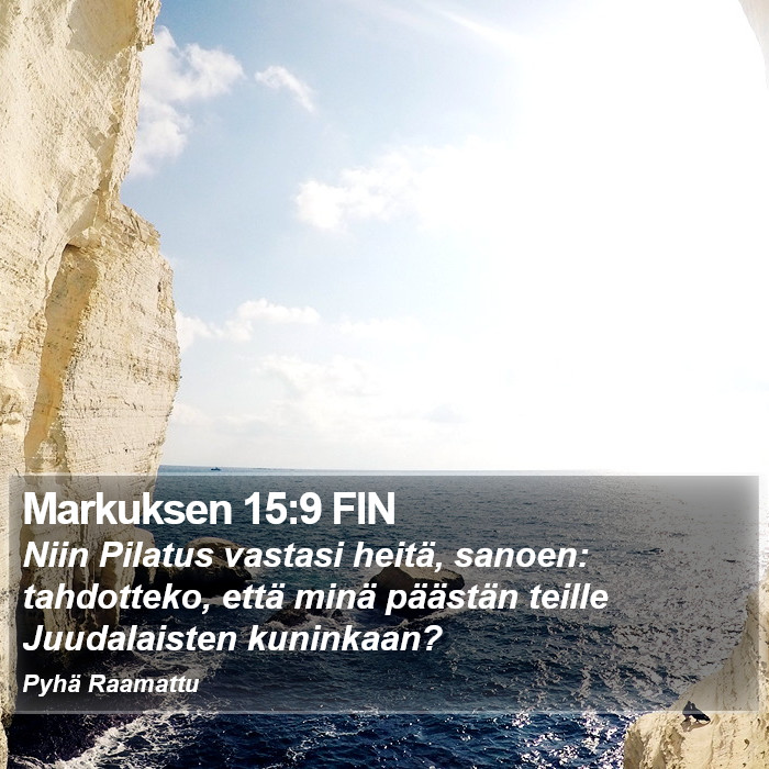 Markuksen 15:9 FIN Bible Study