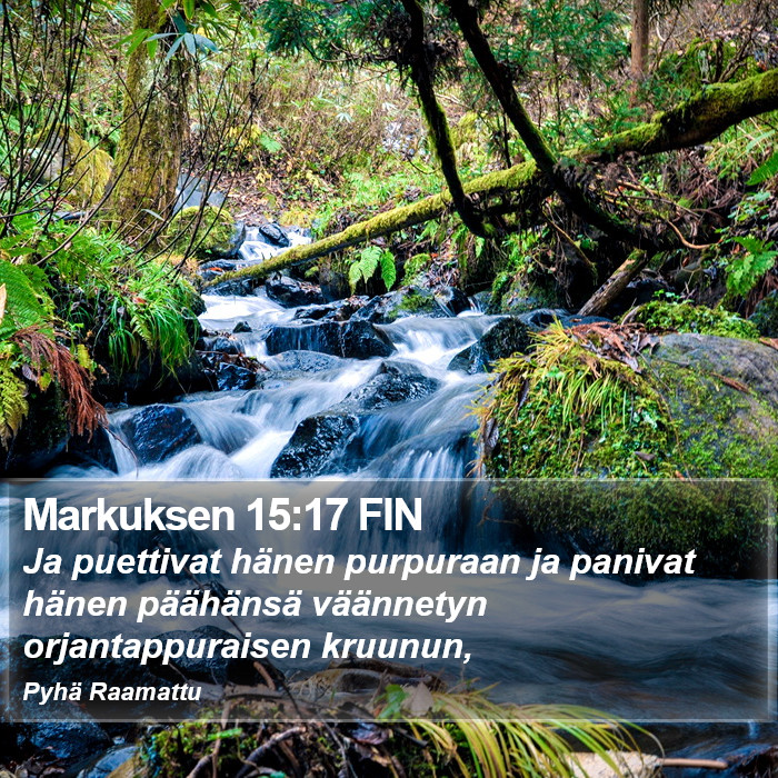 Markuksen 15:17 FIN Bible Study