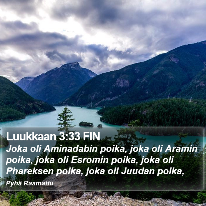 Luukkaan 3:33 FIN Bible Study