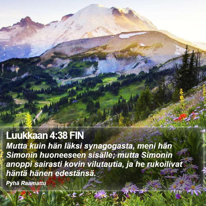 Luukkaan 4:38 FIN Bible Study