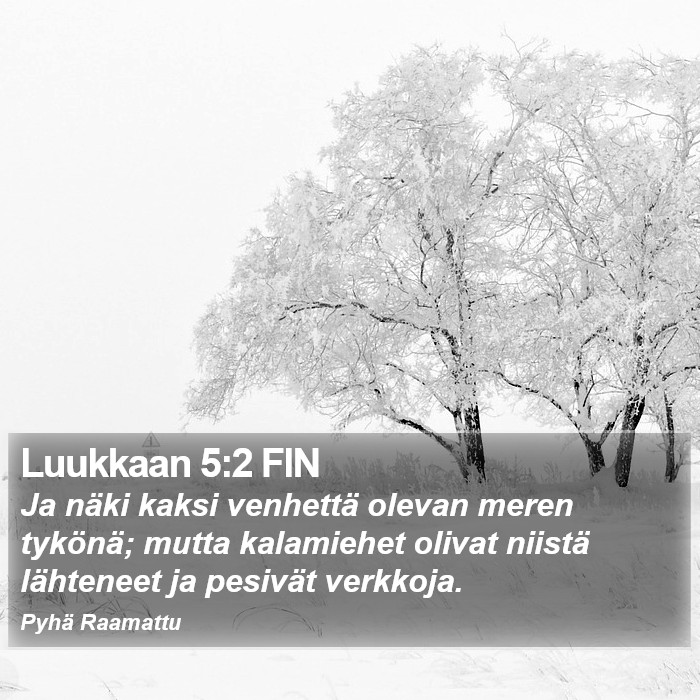 Luukkaan 5:2 FIN Bible Study